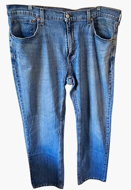 Men's Medium Wash Levi's 559 Relaxed Straight Jeans 38" X 32"